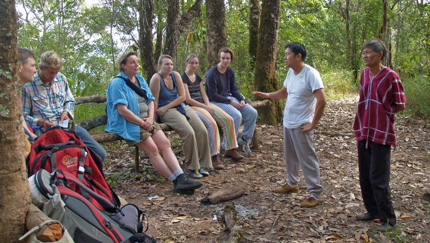 during trek
